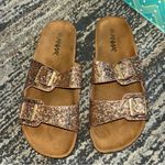 Anna rose Gold glitter Sandals Size 8 Photo 1