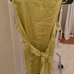 Short sleeve dress with tie Yellow Size M Photo 0