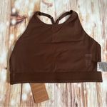 Girlfriend Collective  Cafe Brown Topanga Crop Top Sports Bra Photo 9