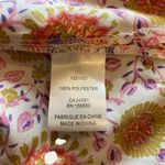 Anthropologie Maison d’Amélie Paris Button-Down Short Sleeve Floral Blouse By Photo 9