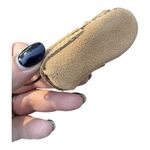 Minnetonka Suede Moccasin Keychain Key Ring Taupe Brown Fringed Mini Shoe NIB Photo 1