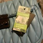 Badgley Mischka Messenger Bag Baby Blue Quilted Mini New With Tags Photo 5