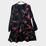 Halogen  Marybeth Floral Print Long Sleeve Mini Length‎ Career Dress Size M Photo 5