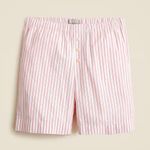 J.Crew  Cotton poplin long boxer short in stripe Photo 0