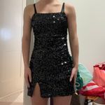 Black sequin Dress Size XS Photo 2