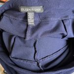 Eileen Fisher Mid-Rise Navy Knit Pull On Cropped Pant Trouser, XS Photo 5
