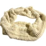 Rue 21 Beige Infinity Scarf with Fringe Photo 0