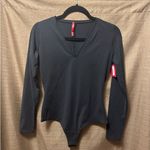 Spanx NWT  Suit Yourself Long Sleeve Thong Bodysuit Classic Black Size Medium Photo 0