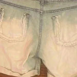 7 For All Mankind  Bleached White Washed Distressed Mom Shorts size 30 Acid Wash Photo 10