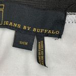 i Jeans by Buffalo Laser Cut Pencil Skirt Black White Small Photo 9