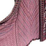 Nic+Zoe NWT Long Tunic Open Knit Cardigan, Tribal, Aztec, Boho, Geometric Size L Photo 4