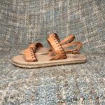 Ancient Greek Sandals Clara Whipstitch Leather Espadrille Slingback Sandals Size 5 Photo 2