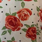 Fun & Flirt Vintage Floral swing front tie shirt Photo 3