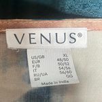 Venus  NEW Tie Dye Boho Indigo Beige Rust Top Front Bell Sleeve Casual Loose XL Photo 6