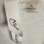 Ny Collection white and cobalt blue floral cardigan sweater size XL Photo 4