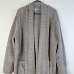 Barefoot Dreams Cozy Chic Cozychic Cali Knit Cardigan Grey XL X-large Longline Photo 1