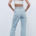 ZARA Ripped Wide Leg Jeans Photo 6
