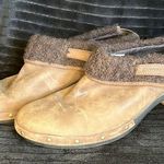 Merrell Leather Women’s Luxe Knit Mules in Bitter Chocolate Size 11 Used Photo 2