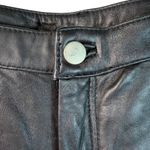 Garson by REM Garson Genuine Leather Pants 6 Black Studded Straight Leg Lined Photo 6