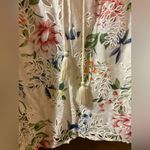 Johnny Was Jade  Caprice Floral Lace Up Eyelet Mini Dress Photo 8