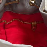 Dooney & Bourke Gray Nylon Drawstring Bucket Shoulder Bag Photo 11