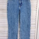 Acid Wash Jeans Foldover Waist and Bootcut Split Hem Photo 0