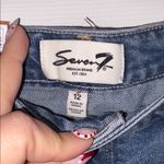 Seven7  Loose High Rise Straight Leg Jeans NWT Blue Size 12 Photo 5