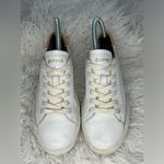 Soludos  White Leather Tennis Shoes Sneakers size 7 Photo 1
