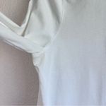 Ralph Lauren Lauren  Women’s Long Sleeve White Crew Neck Tee Photo 4