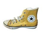 Converse Unisex gold High Top Sneakers Casual Lace-Up Shoes 7 Photo 5