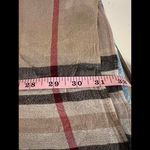 Classic Tan, Red and Black Check Scarf Brown Photo 2