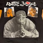 Chemistry Poetic Justice Tupac Shakur Black Graphic T Shirt Short Sleeve Womens Size S Photo 2