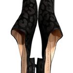 Stuart Weitzman Mulearky Black Leopard Print Flats Slides Mules size 6.5 Photo 2