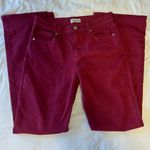 Sneak Peak Burgundy Flare Jeans Photo 2