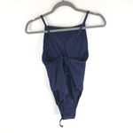 ANDIE  Swim The Paloma One Piece Swimsuit Tieback Square Neck Navy Blue ST Tall Photo 3