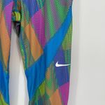 Nike  Pro Hypercool Frequency Capri Leggings Womens‎ Large Multicolor Swirl Print Photo 5