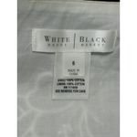 White House | Black Market Skirt A-Line Flare White Embroidered Flowers Sz 6 NWOT Photo 1