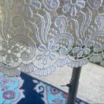 ZARA  Ivory Lace Scalloped Hem Lined Mini Skirt Photo 10