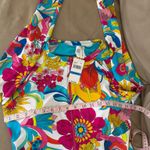 Trina Turk Fontaine One-Piece Paddle Suit Rashguard Swimsuit. Size XL.MSRP $172 Photo 14