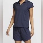 Nike NEW!  GOLF FLEX Women's Navy Shorts Standard Fit Pleated Pockets 7" Inseam Photo 7