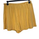 Bobbie Brooks Yellow Lounge Sleep Shorts Woman XL 18w Elastic Waist 4.5 Inseam Photo 6