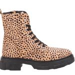 Olivia Miller Normie Leopard Print Combat Boots Photo 1
