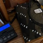 PINK - Victoria's Secret Victoria’s Secret PINK Camo Print All over logo T Shirt Size Medium Back Graphic Photo 9