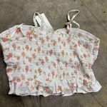 ZARA Sim & Sam NWT floral pink coquette roses bustier corset top Photo 4