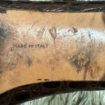 Salvatore Ferragamo  Brown Leather Croc Loafers size 8.5 Photo 9