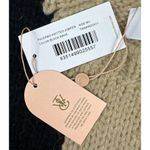 The Wolf Gang Palermo Chunky Knit Sweater in Black Wave Tan Size M Photo 3