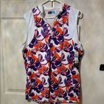 PGA Tour  White and Purple Sleeveless Top Photo 11