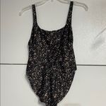 Stone Fox Swim  SPECKLE ONE PIECE BATHING SUIT MEDIUM Photo 3