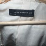 ZARA WOMAN ECRU LONG FANTASY LONGLINE BOUCLE BLAZER COAT JACKET Small Photo 3