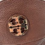 Tory Burch NEW Boots Claire Tumbled Leather Tall Riding Boot Brown Zipper SZ 5 Photo 9